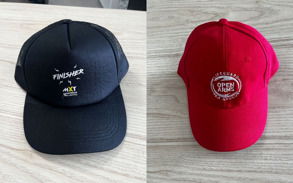 IMPRESION DE GORRAS PERSONALIZADAS TEXTILO AL MEJOR PRECIO CON BORDADOS Y ESTAMPADOS EN BARCELONA Y MADRID