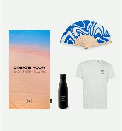 Merchandising para verano personalizado
