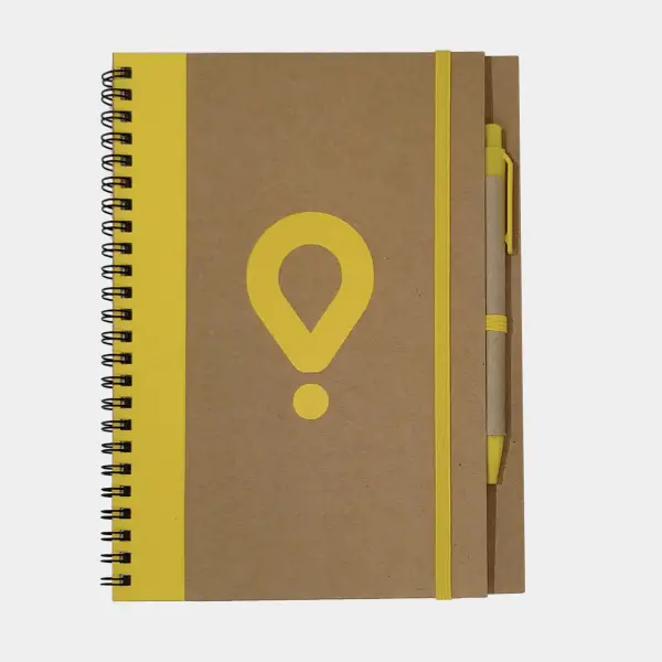 libretas sostenibles con logo