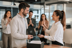 Aniversarios de empresa: cómo celebrar con merchandising que la gente sí se queda