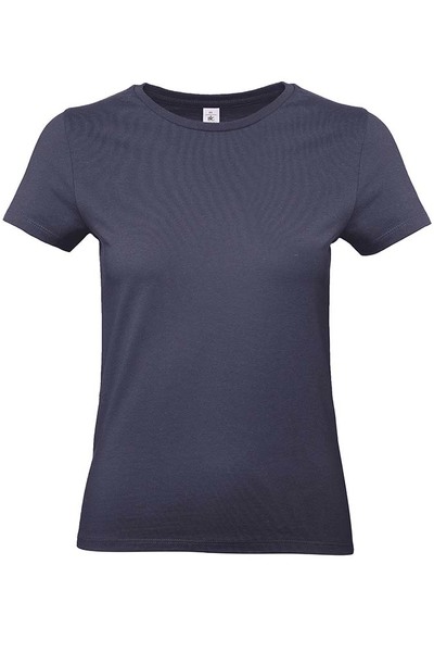 Resized mundaka  eco women camiseta personalizada textilo urban navy