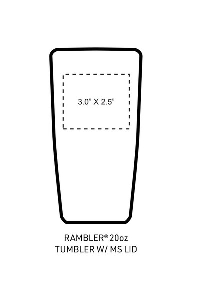 Resized tumbler marking area