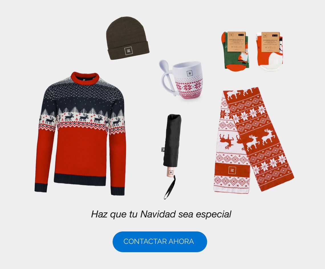 Oferta de welcome pack personalizado para Navidad
